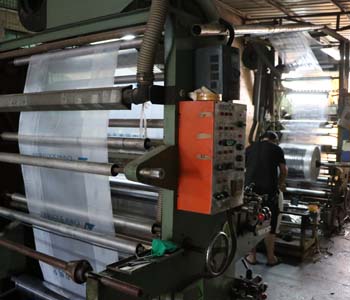 降解袋印刷（shuā）車間